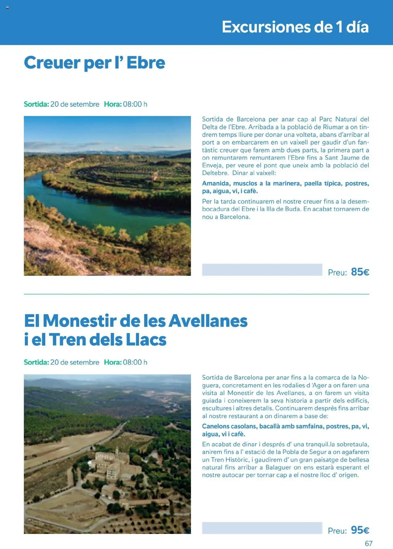 B the travel brand Viatges i Excursions │ válido desde el 01.05.2025 | Página: 67