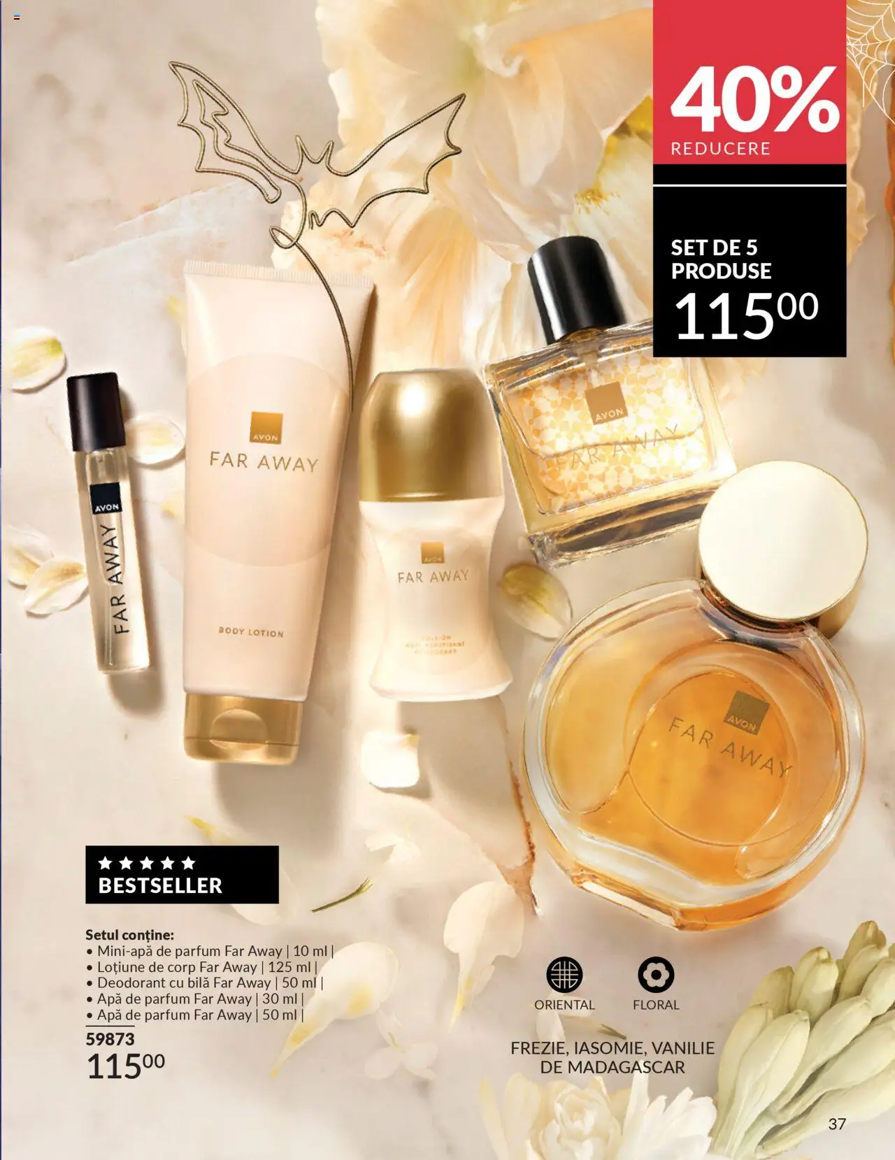 Noul catalog Avon – valabil de la 14.10.2025 | Pagină: 37 | Produse: Apă de parfum, Body, Parfum, Apă