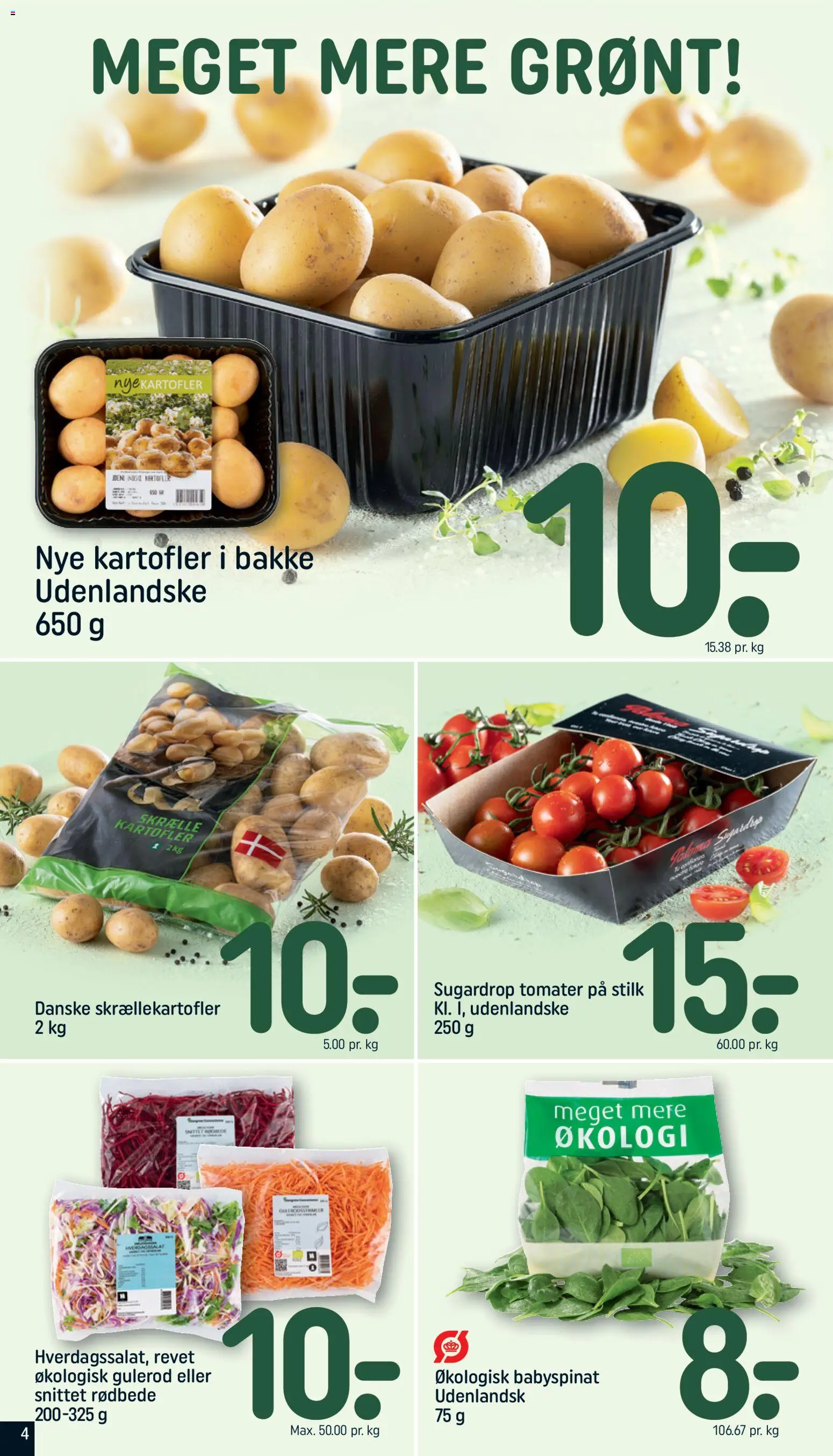 Rema 1000 tilbudsavis – gyldig fra 22.02.2026 | Side: 4 | Produkter: Tomater, Kartofler, Gulerod