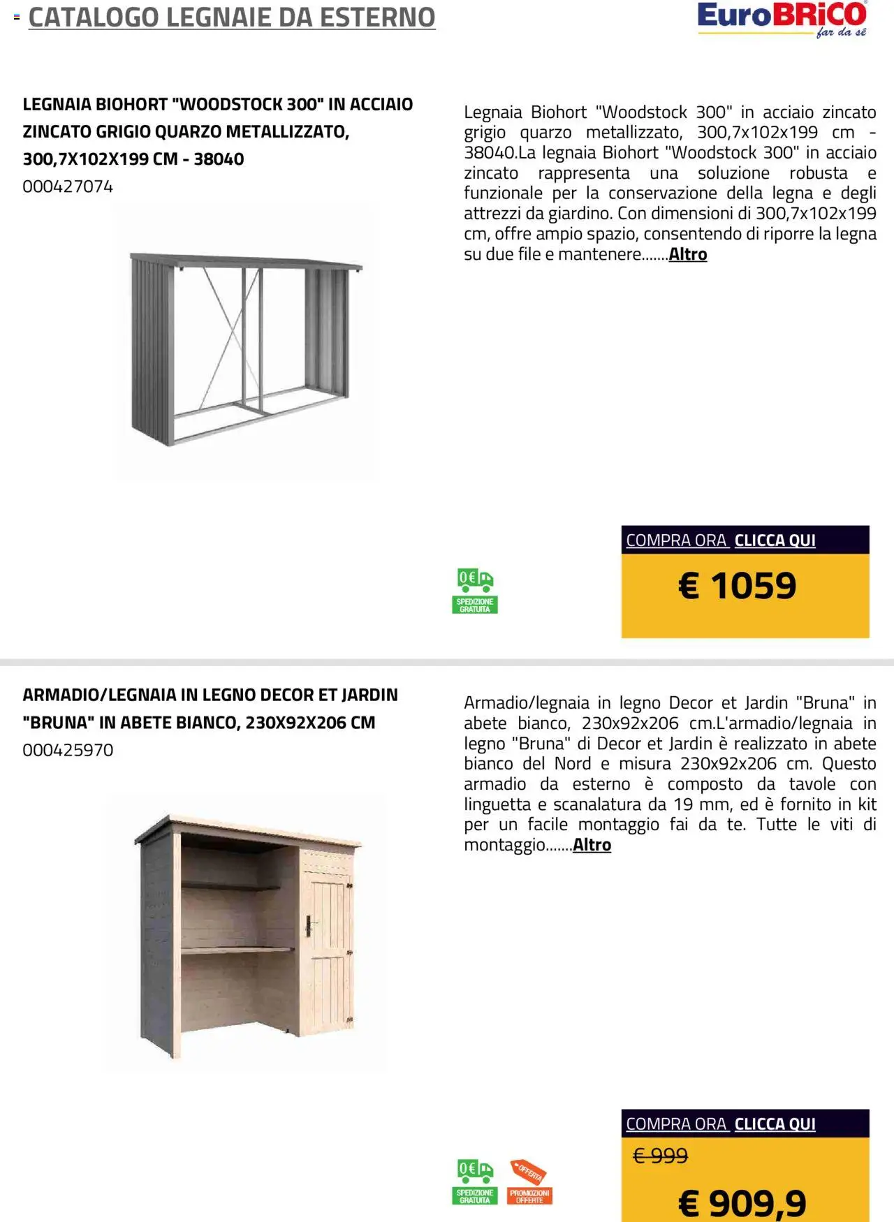 Volantino Eurobrico del 23.07.2025 | Pagina: 7 | Prodotti: Armadio