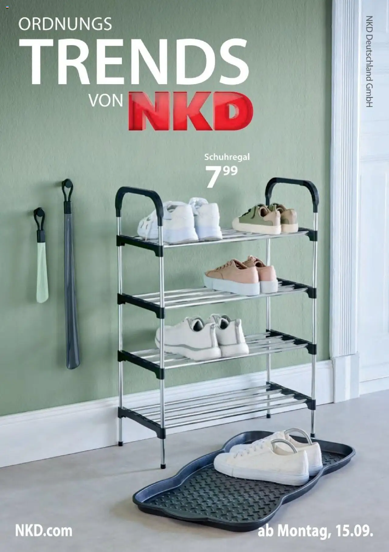 NKD Ordnungs Trends – gültig ab 15.09.2025 | Seite: 1 | Produkte: Schuhregal