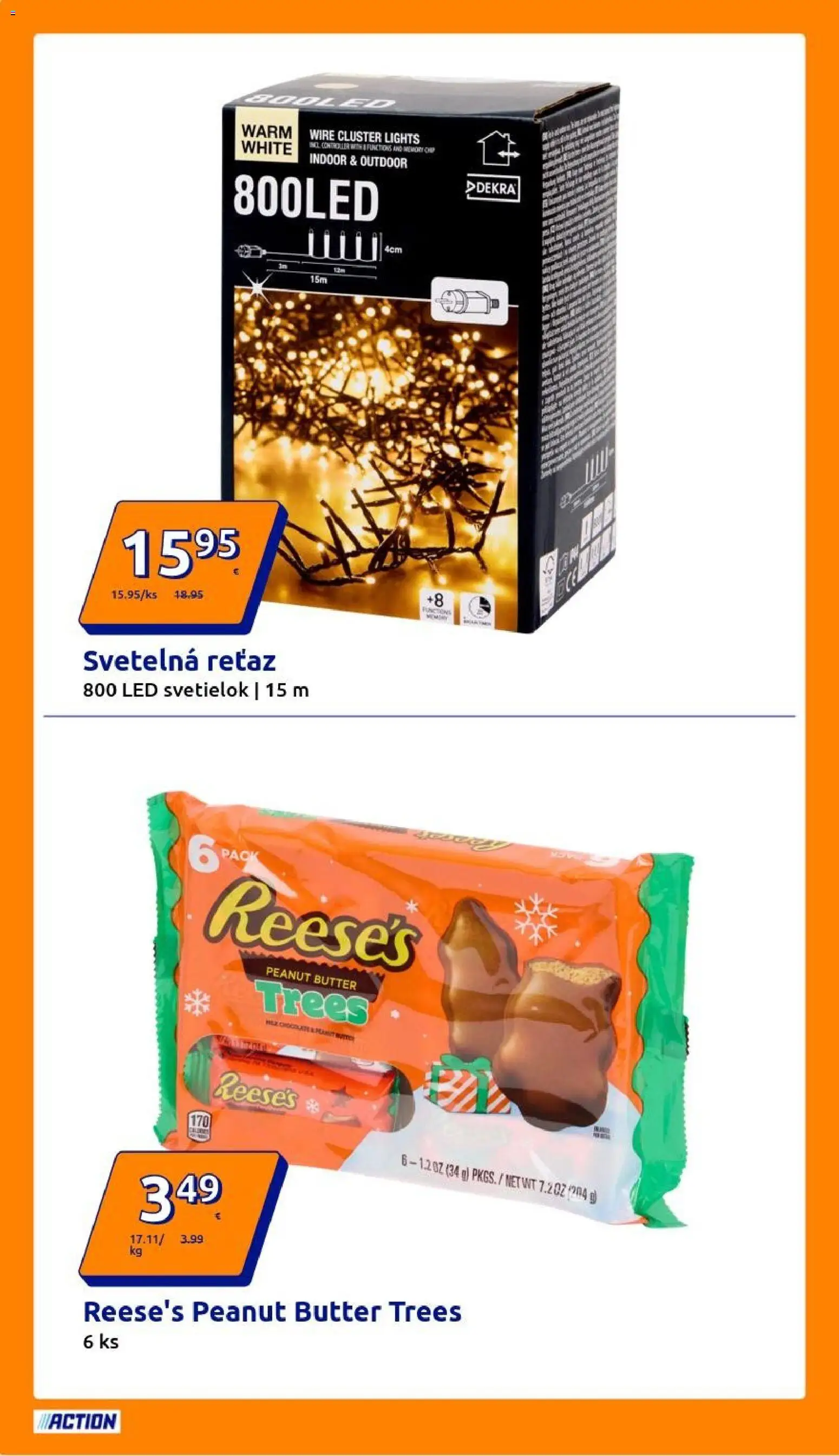 Nové Action akcie – leták je platný od 19.11.2025 | Strana: 14 | Produkty: Led