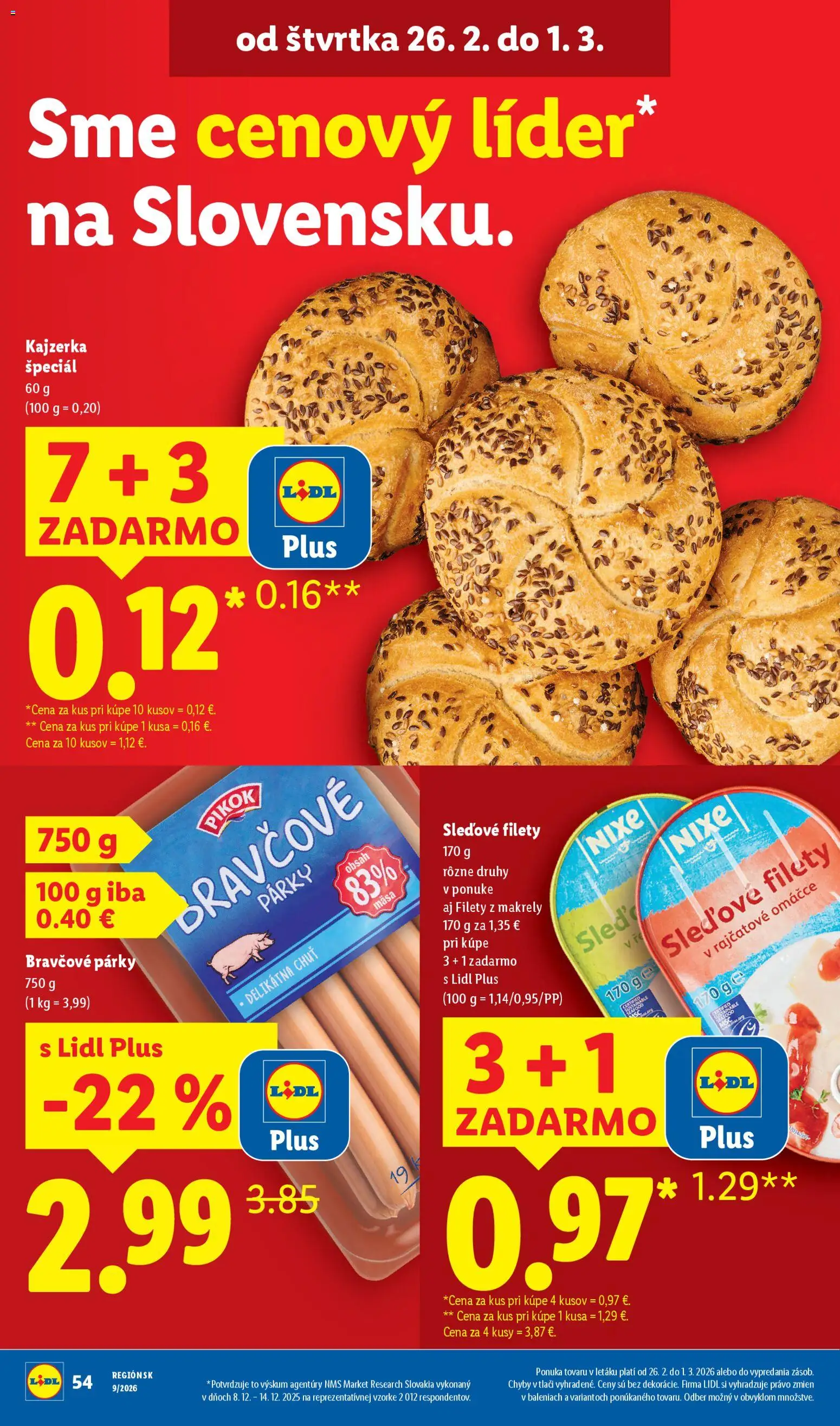 Nové Lidl akcie – leták je platný od 23.02.2026 | Strana: 61 | Produkty: Párky