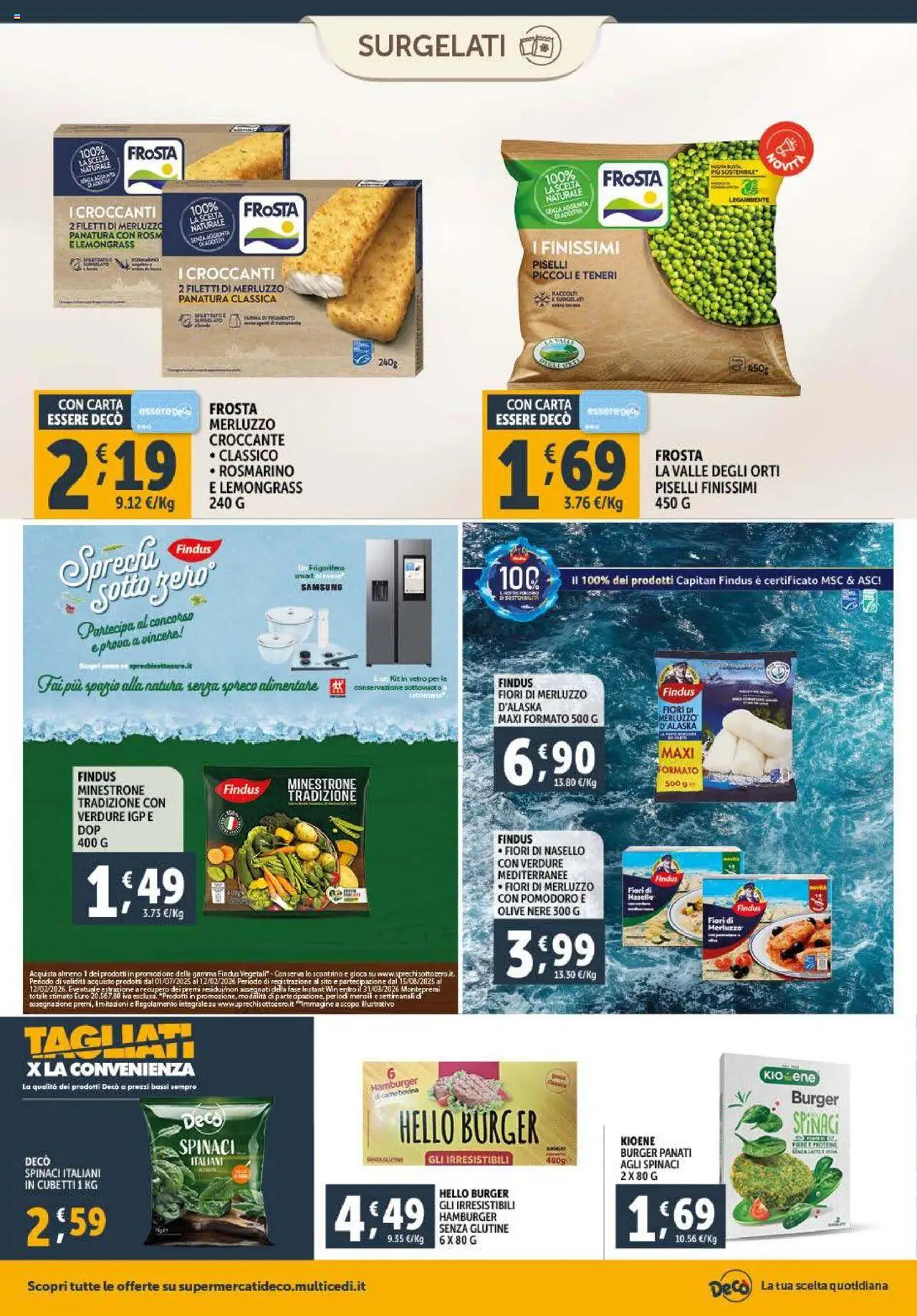 Volantino Decò del 23.09.2025 | Pagina: 8 | Prodotti: Rosmarino, Verdure, Olive, Hamburger