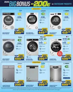 Anteprima del volantino BRUNO volantino valido a partire dal 05.03.2026 | Pagina: 5 | Prodotti: Lavasciuga, Lavatrice, Asciugatrice, Lavastoviglie