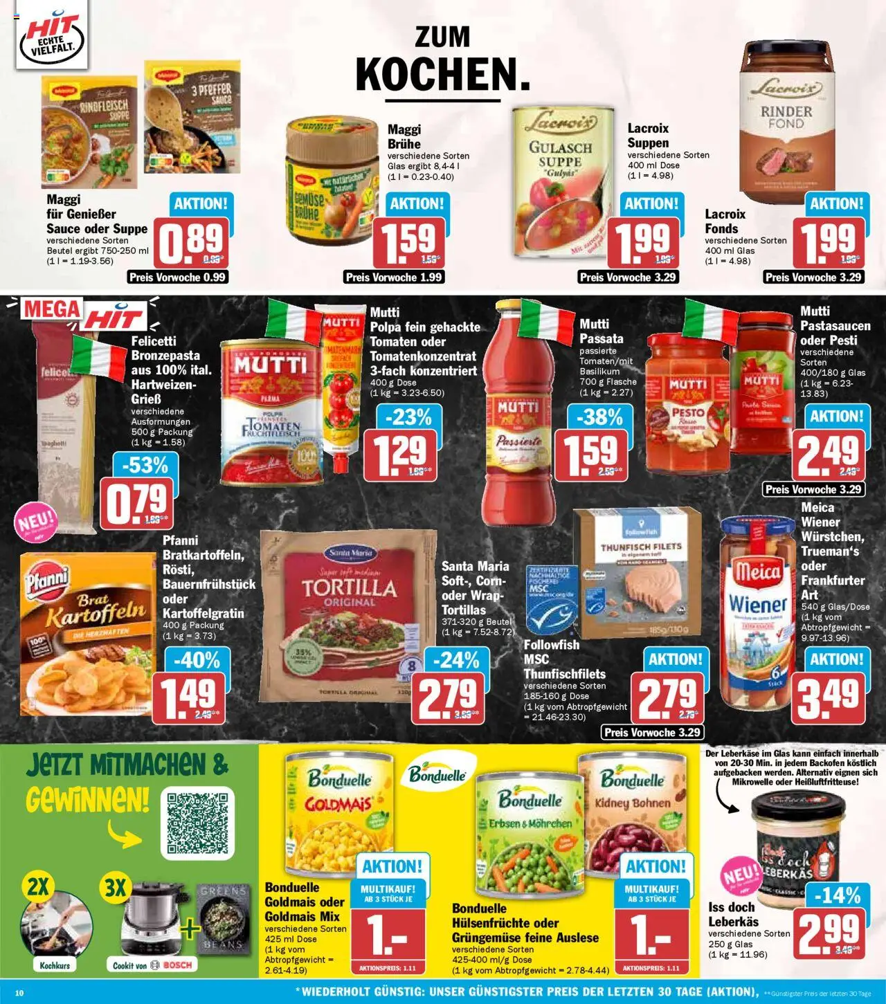 HIT - Baden-Württemberg – gültig ab 06.10.2025 | Seite: 10 | Produkte: Kartoffeln, Gulasch, Pfeffer, Heißluftfritteuse