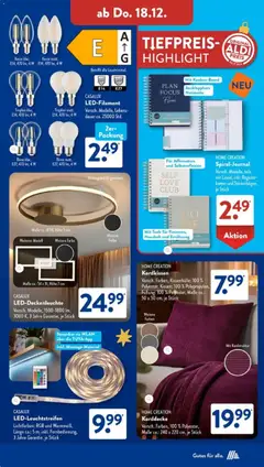 Aldi Süd Prospekt 	 ab 15.12.2025 gültig | Seite: 30 | Produkte: Kissen, Birne, Home creation