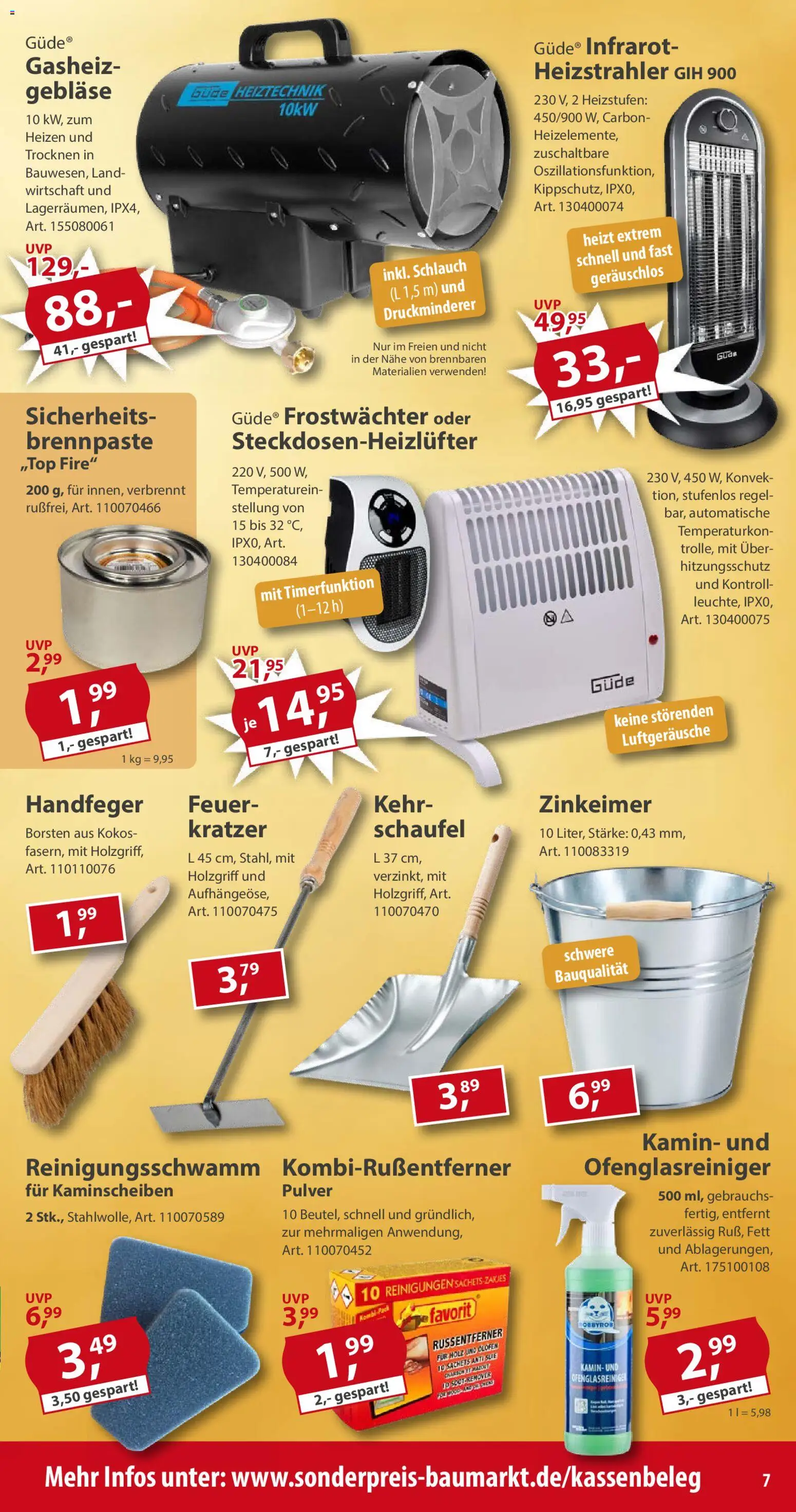 Sonderpreis Baumarkt Prospekt 	 – gültig ab 27.12.2025 | Seite: 7 | Produkte: Kamin