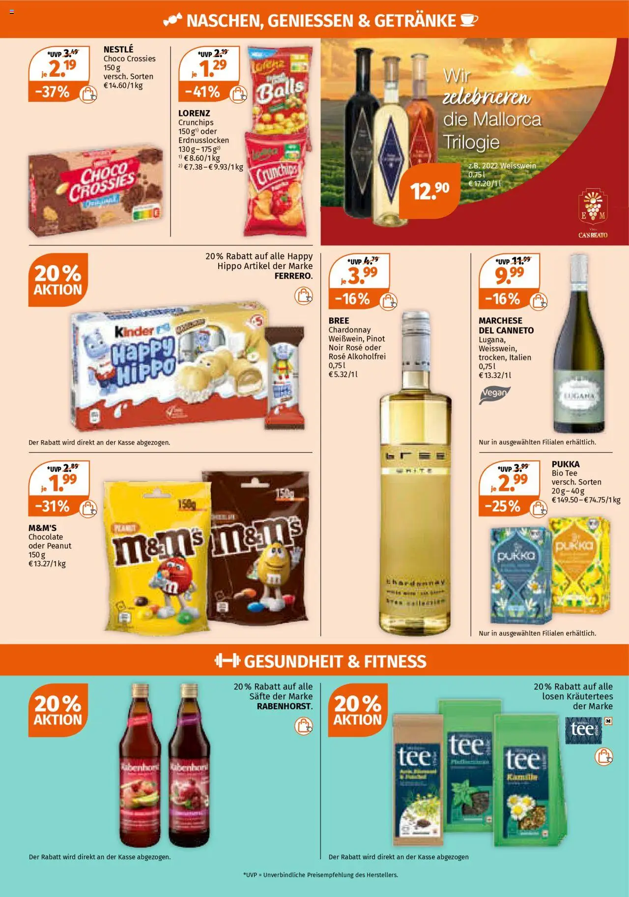 Müller Prospekt 	 – gültig ab 29.09.2025 | Seite: 16 | Produkte: Weißwein, M&M's, Lorenz crunchips, Chips