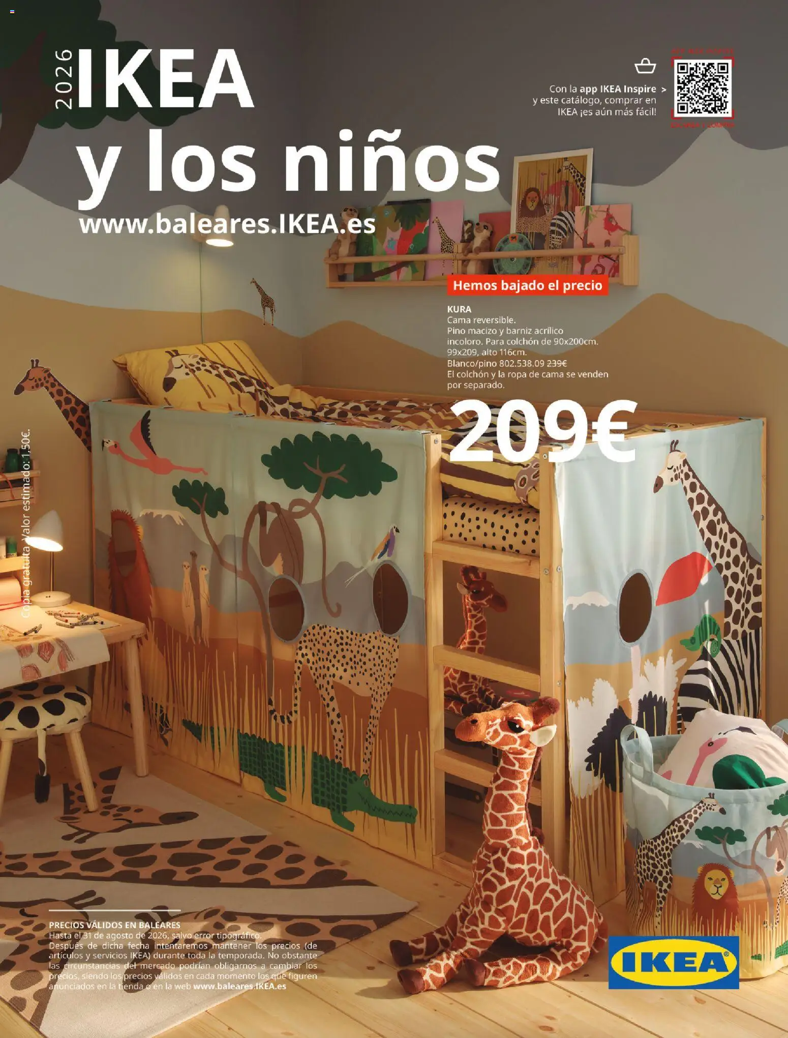 Catálogo IKEA  y los niños  │ válido desde el 06.03.2026 | Página: 1 | Productos: Colchon, Ropa, Κασέρι, Cama