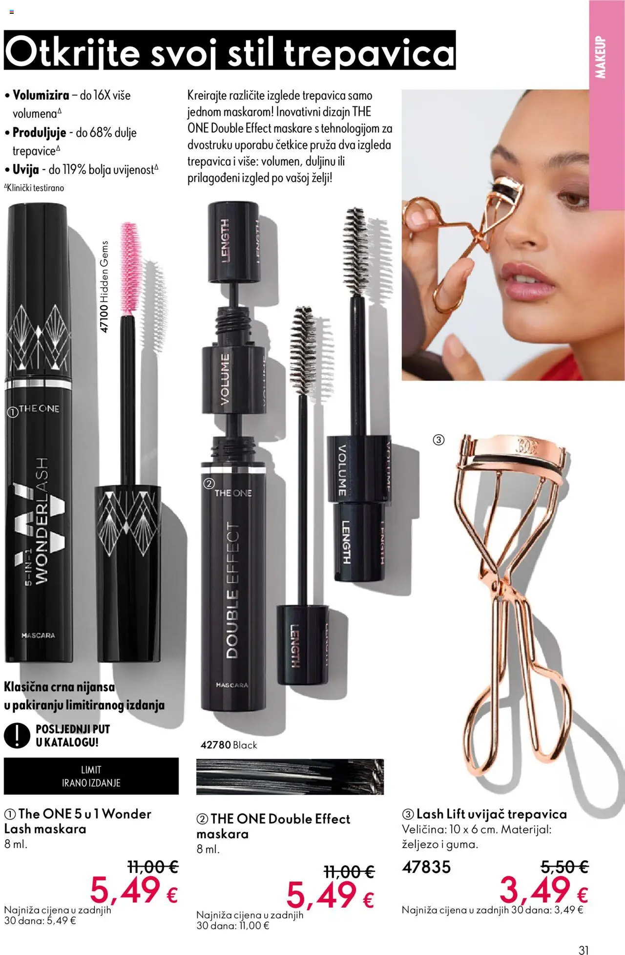 Oriflame katalog | vrijedi od 08.10.2025 | Stranica: 31 | Proizvodi: Maskara