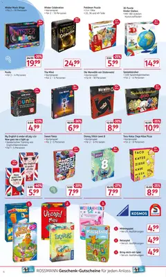 Rossmann Spielwaren ab 24.11.2025 gültig | Seite: 6 | Produkte: Spiel, Box, Pizza, Karotte