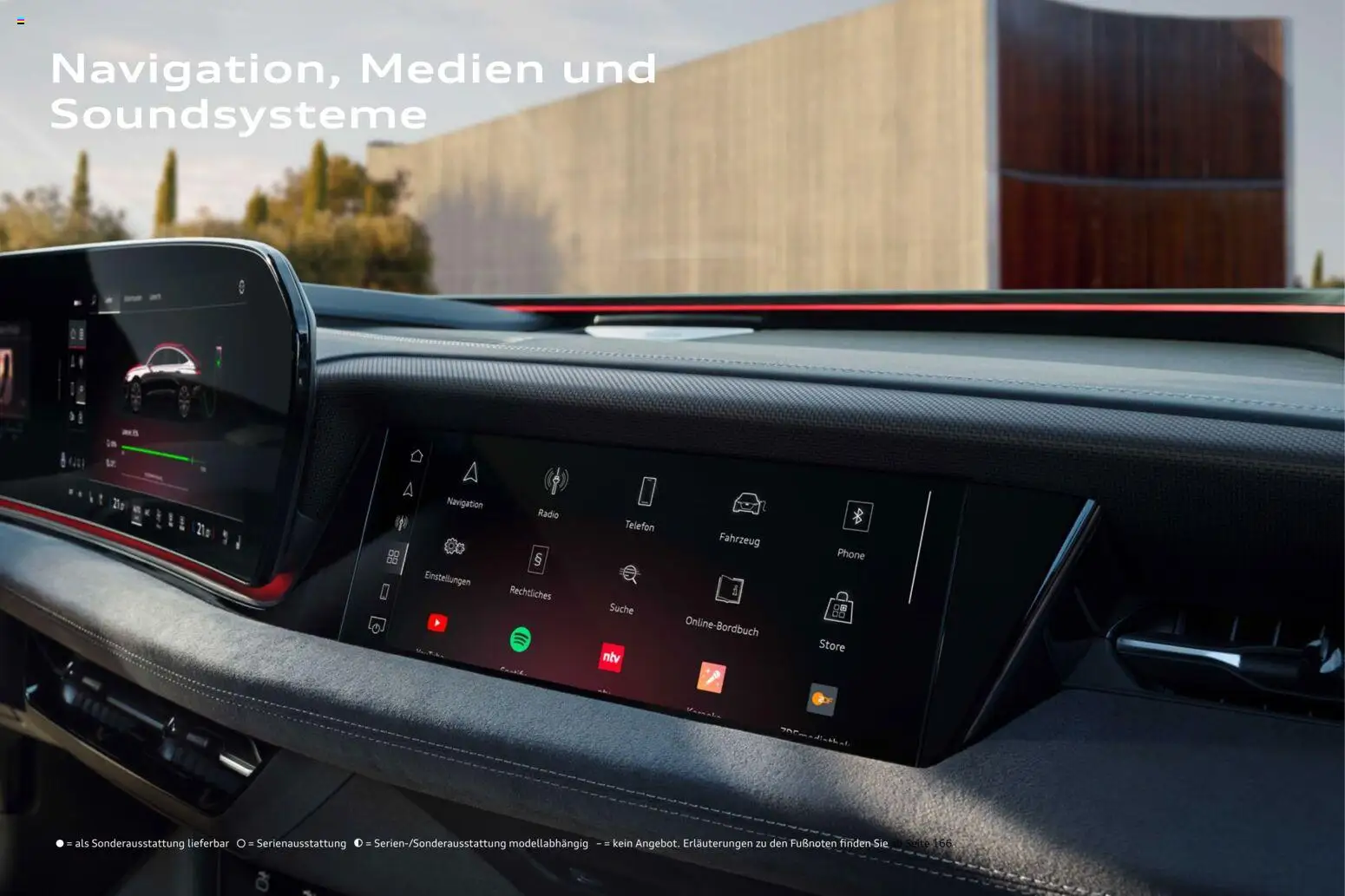 Audi  A6 e-tron – gültig ab 01.10.2025 | Seite: 108 | Produkte: Navigation, Telefon, Radio