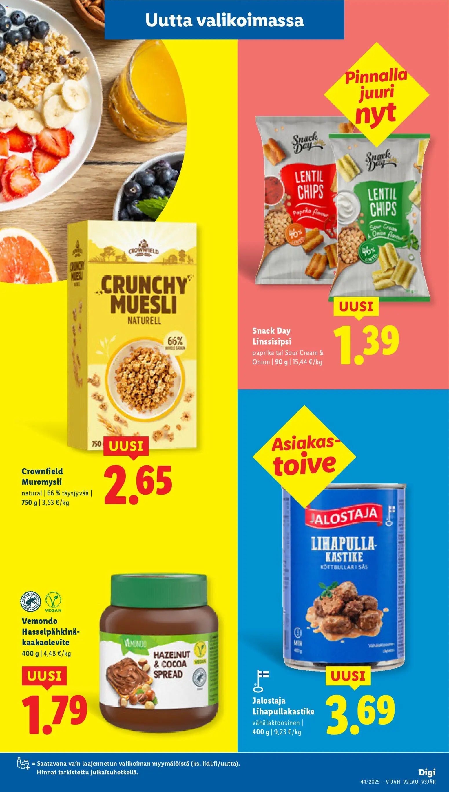 Lidl tarjoukset - Rovaniemi – voimassa 30.10.2025 alkaen | Sivu: 3 | Tuotteet: Paprika