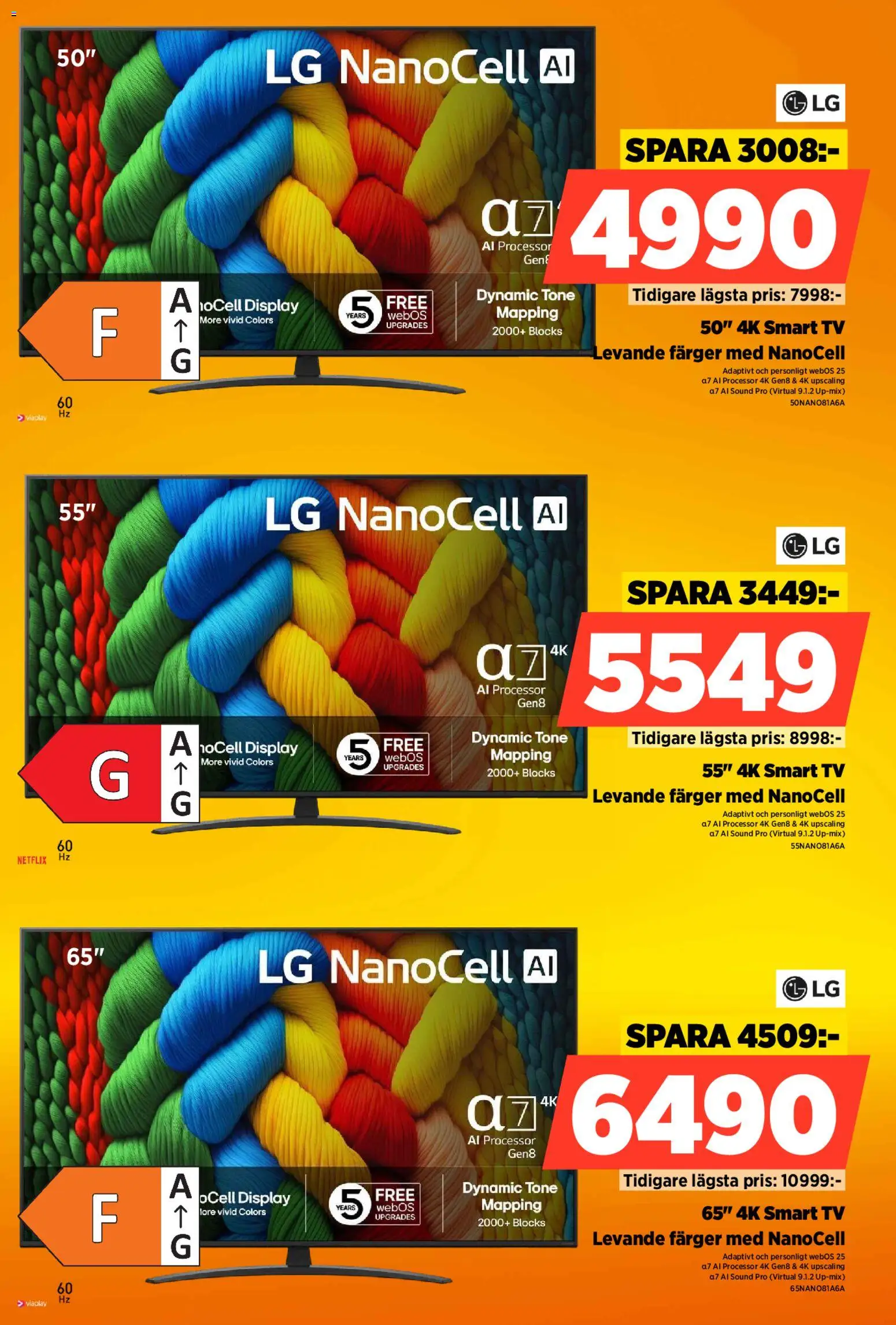 Power reklamblad aktuell från 02.03.2026 | Sida: 2 | Produkter: Smart tv, Tv