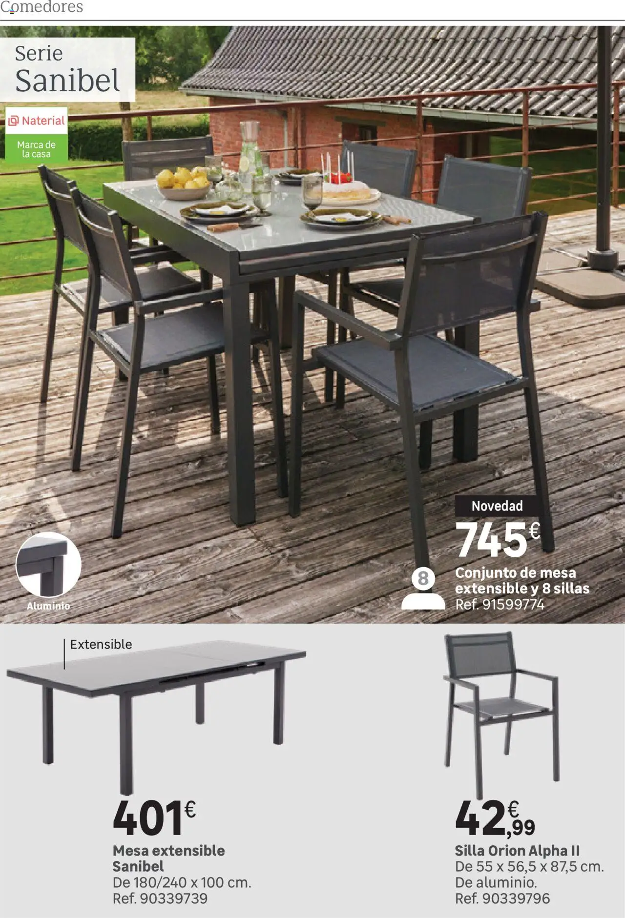 Leroy Merlin catálogo │ válido desde el 25.03.2025 | Página: 37 | Productos: Mesa extensible, Mesa, Silla