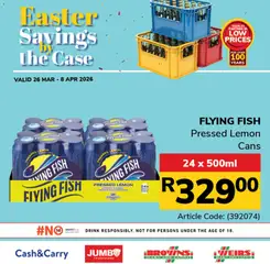 Jumbo specials catalogue – valid from 26.03.2026 | Page: 4 | Products: Case, Fish, Lemon