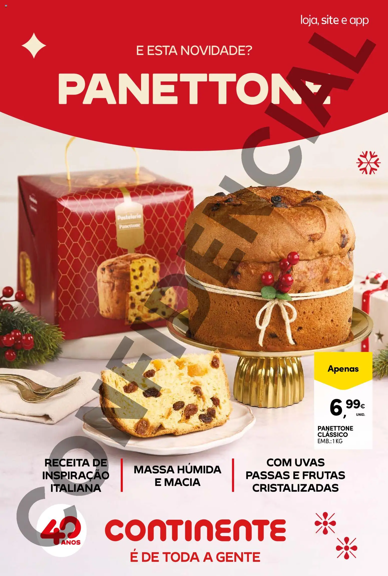 Continente Semanal Continente Bom Dia │ válido de 02.12.2025 | Página: 11 | Produtos: Massa, Uvas passas, Uvas