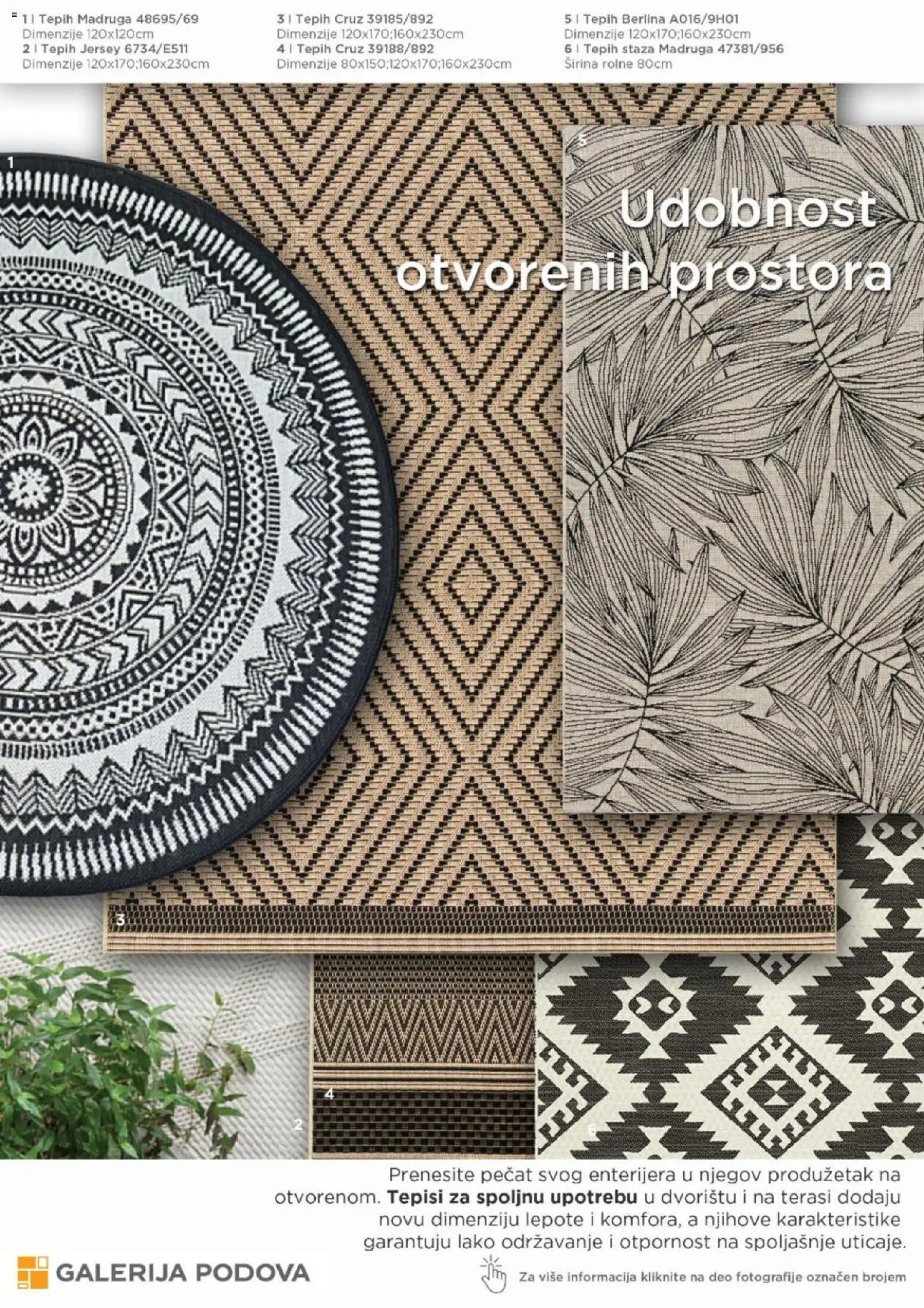 Galerija Podova katalog - važi od 01.12.2025 | Strana: 43 | Proizvode: Tepih