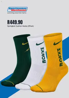 New Sportsmans Warehouse catalogue – valid from 22.08.2025 | Page: 7 | Products: Socks, Cushion