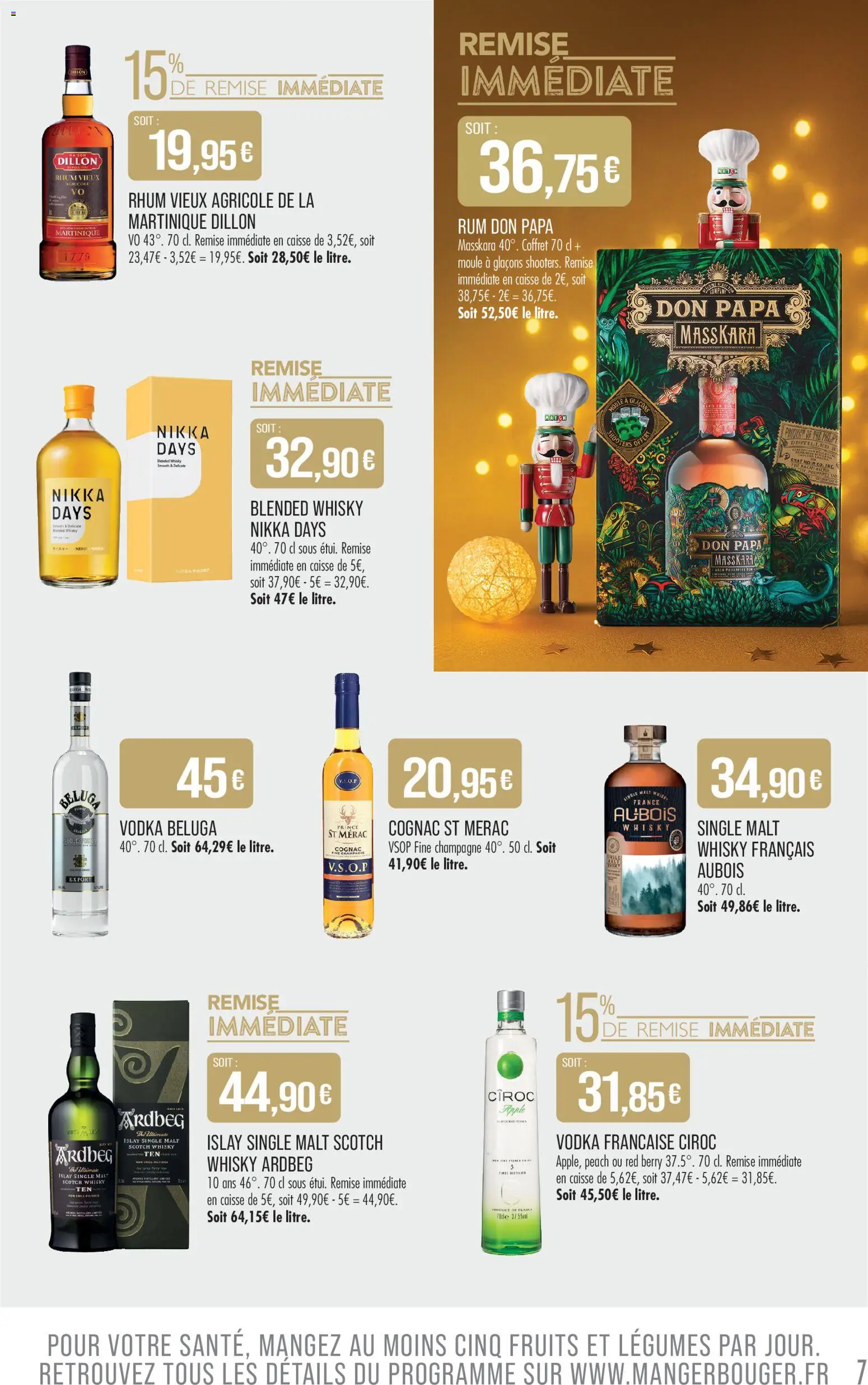 {H1} | Page: 7 | Produits: Vodka, Whisky, Champagne, Thé