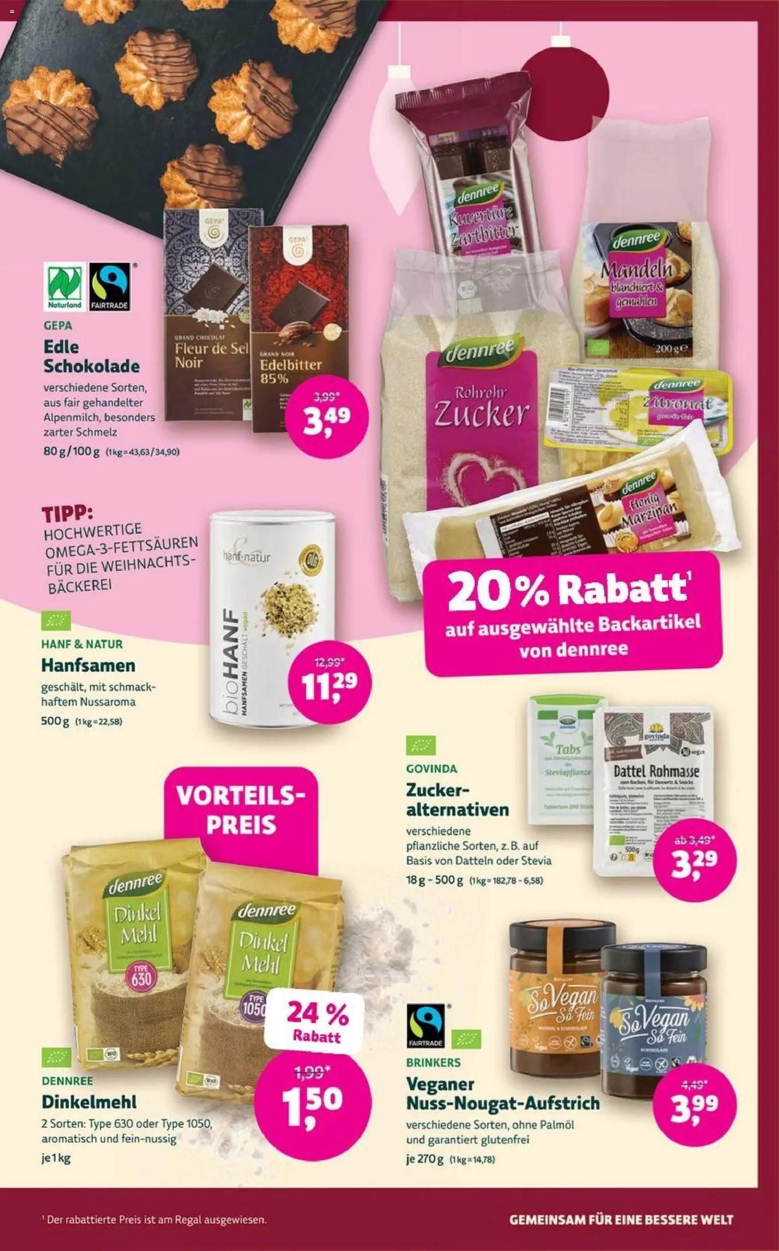 Denns BioMarkt Angebote – gültig ab 05.11.2025 | Seite: 3 | Produkte: Bäckerei, Mehl, Regal, Zucker