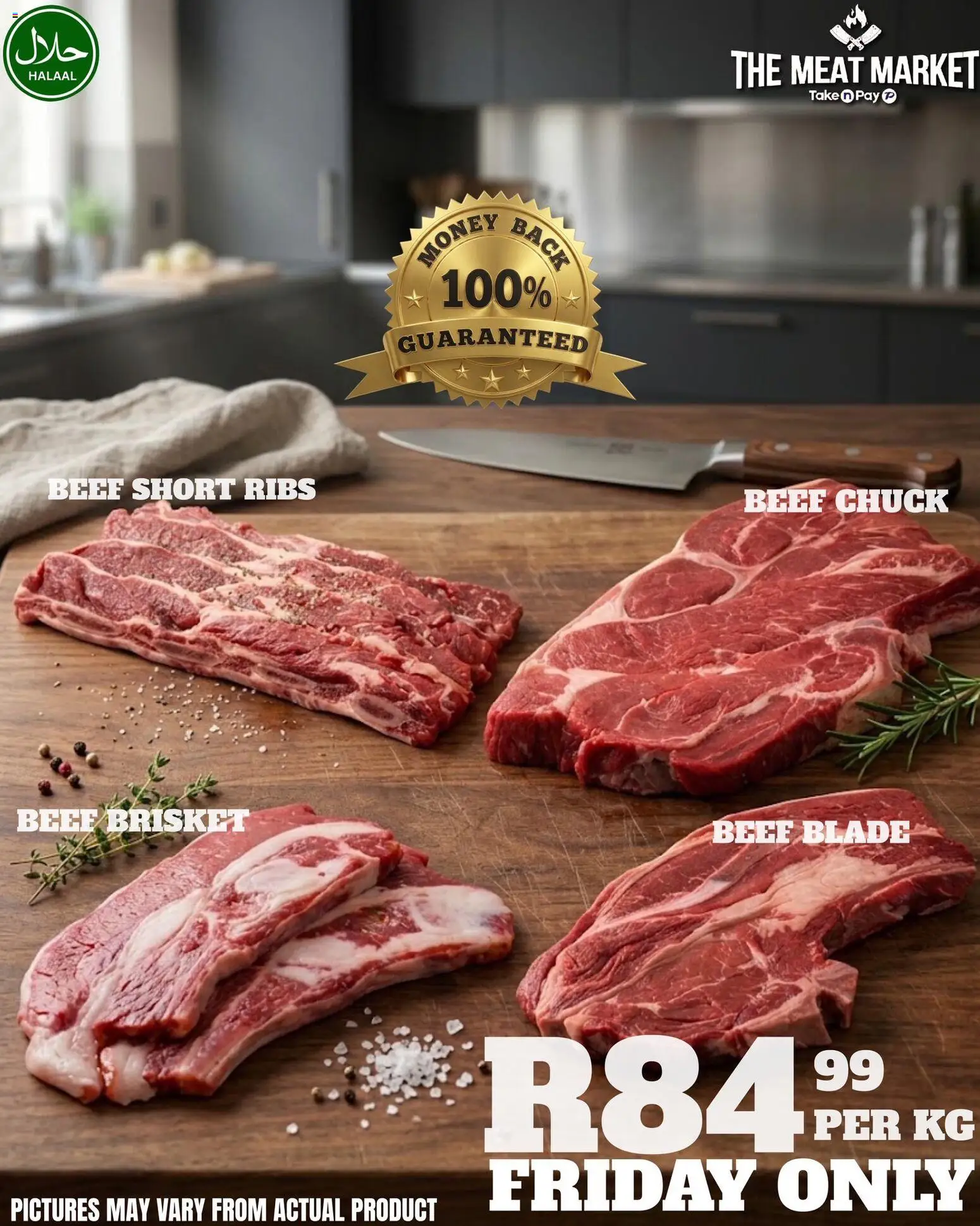 New Take n Pay catalogue – valid from 17.04.2026 | Page: 32 | Products: Ribs, Beef