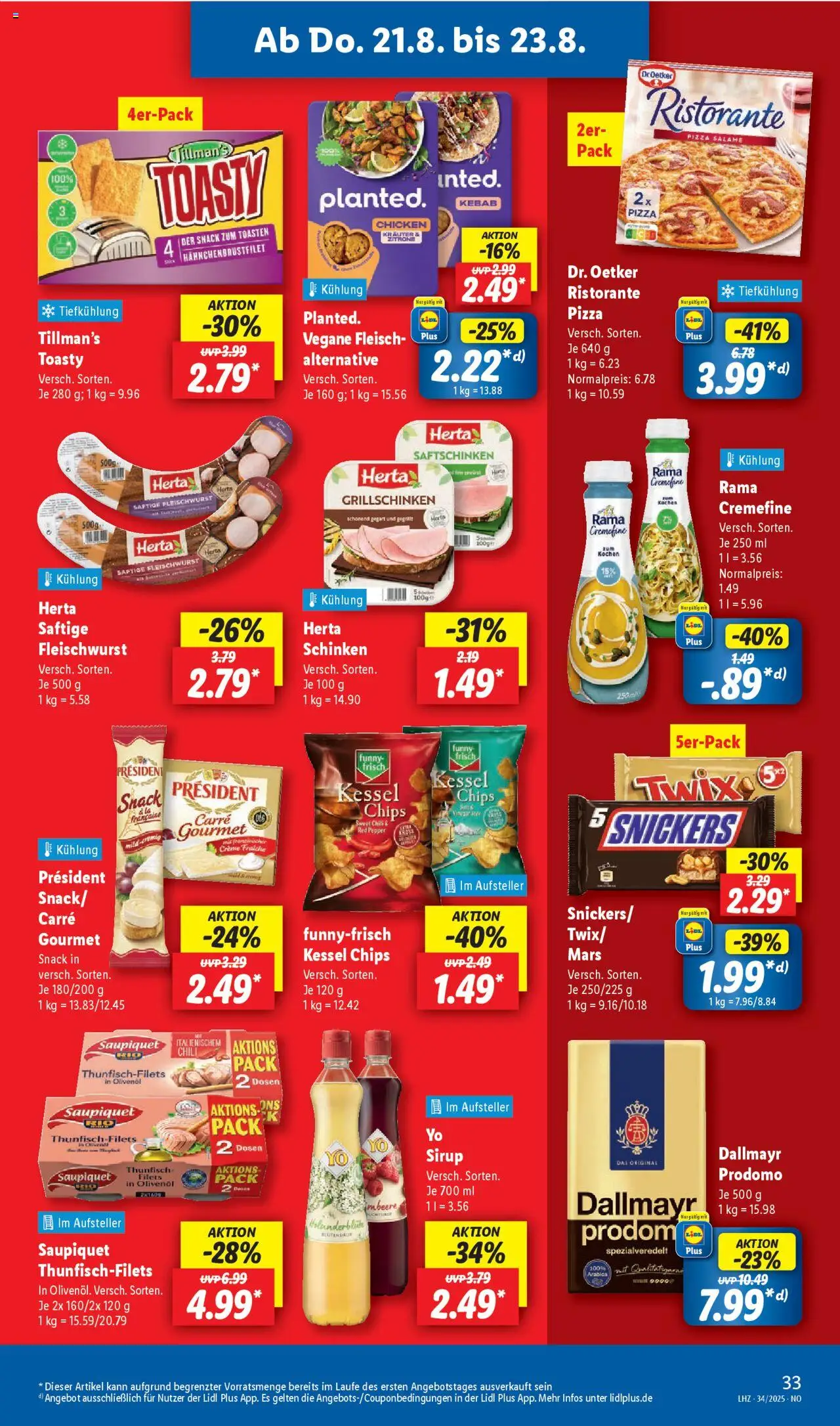 Lidl Prospekt Brakel 	 - gültig ab dem 18.08.2025 | Seite: 57 | Produkte: Olivenol, Creme, Mars, Chips