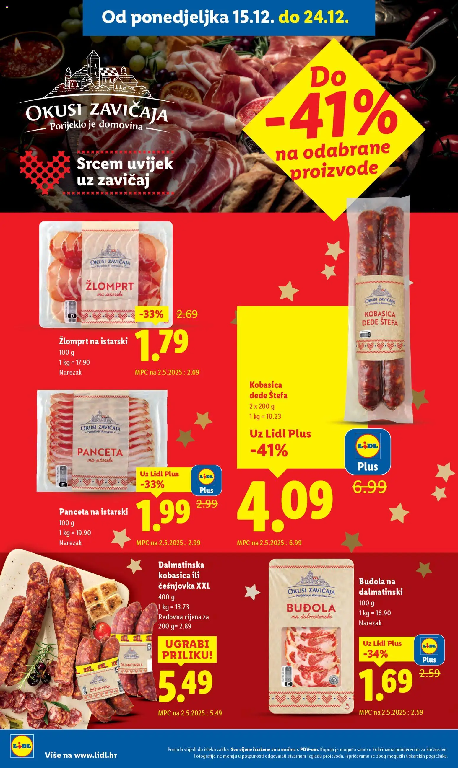 Lidl katalog | vrijedi od 15.12.2025 | Stranica: 6 | Proizvodi: Narezak, Buđola, Kobasica, Panceta