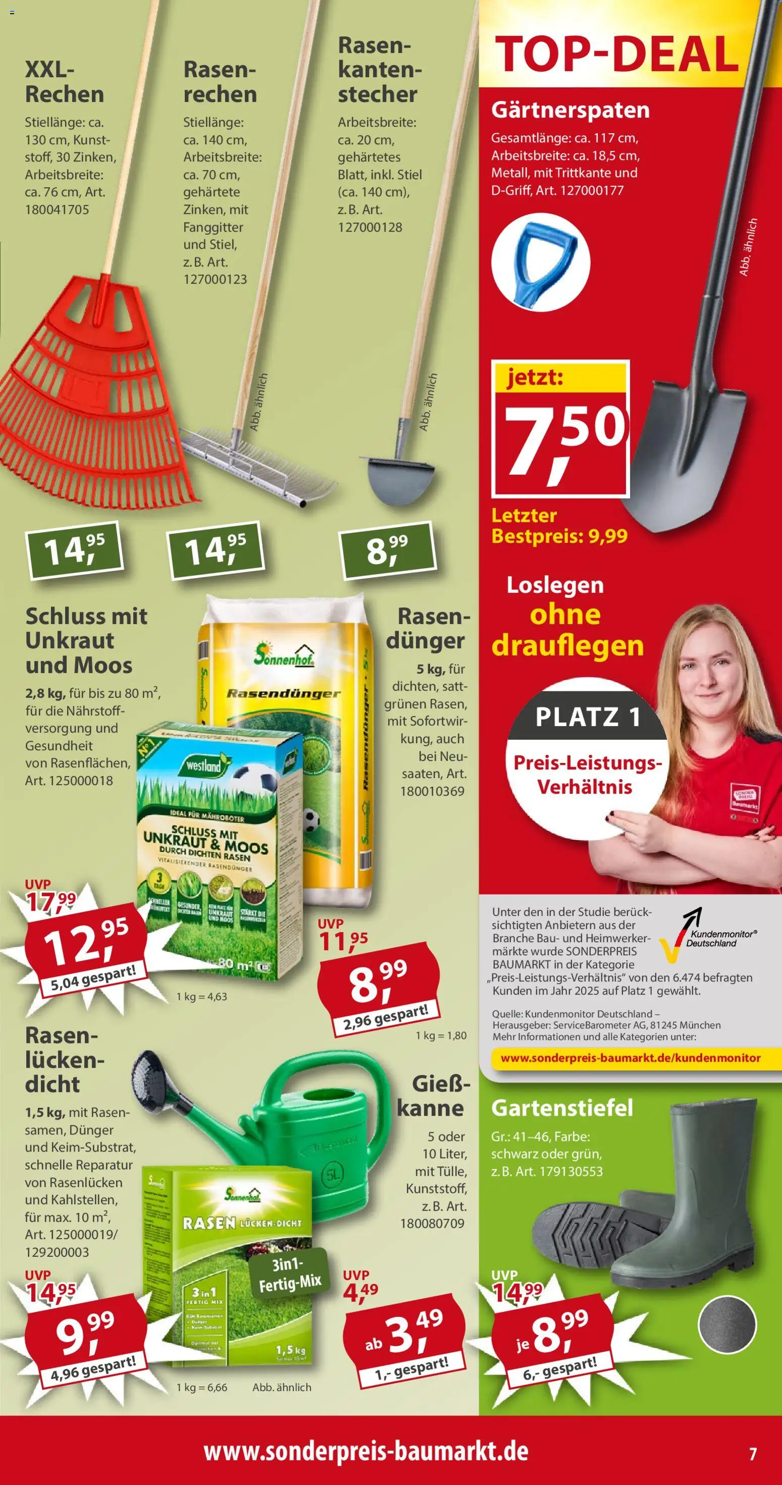 Sonderpreis Baumarkt Prospekt 	 – gültig ab 07.03.2026 | Seite: 7