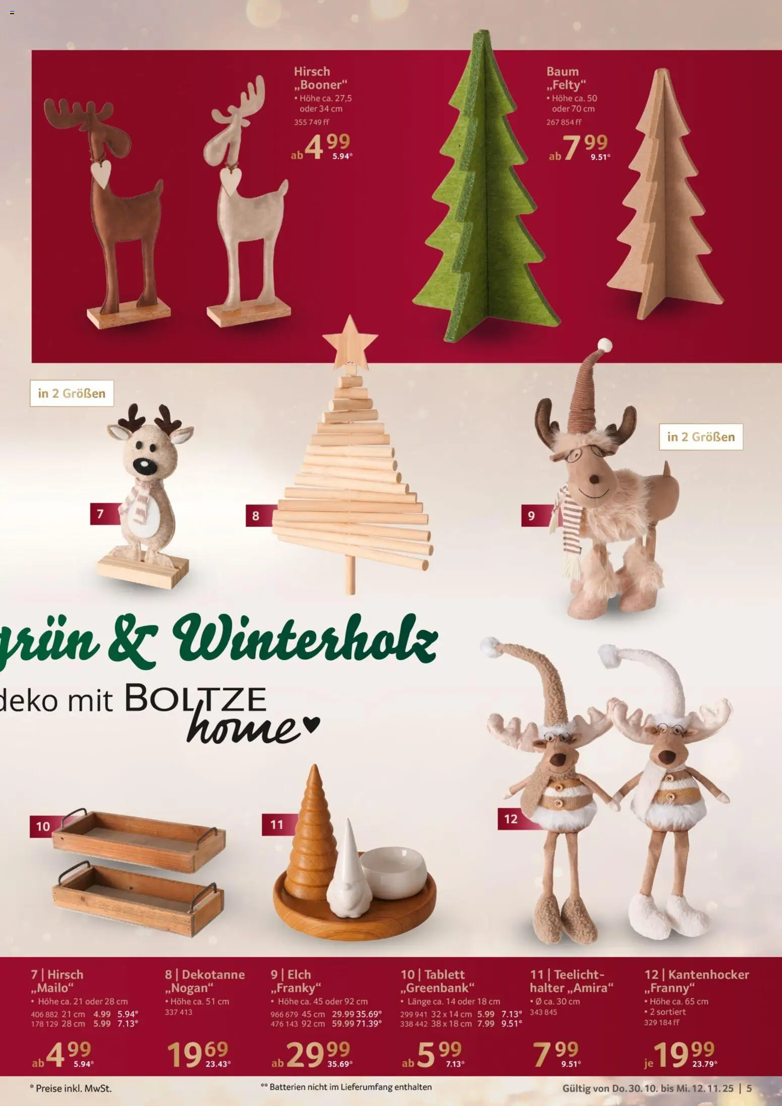 Selgros Weihnachtsdekoration – gültig ab 30.10.2025 | Seite: 5 | Produkte: Batterien