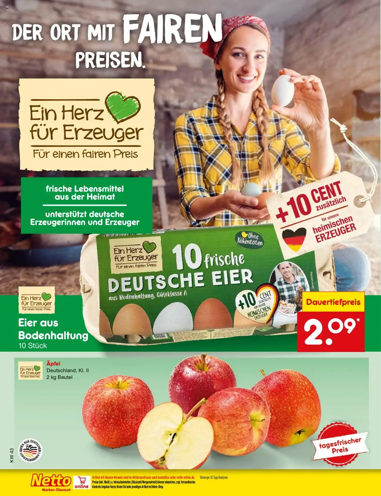 Netto Marken-Discount Prospekt 	 – gültig ab 20.10.2025 | Seite: 56 | Produkte: Eier, Äpfel