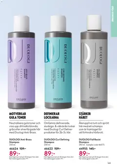 Oriflame - Katalog 17/25 - Förhandsvisning av reklamblad från butik Oriflame aktuell från 10.12.2025 | Sida: 145 | Produkter: Schampo