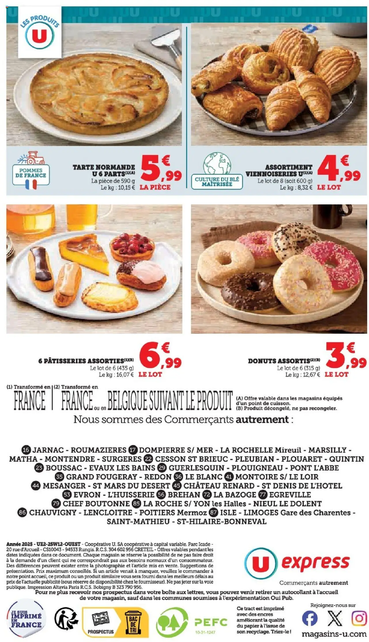  | Page: 6 | Produits: Viennoiseries, Pommes