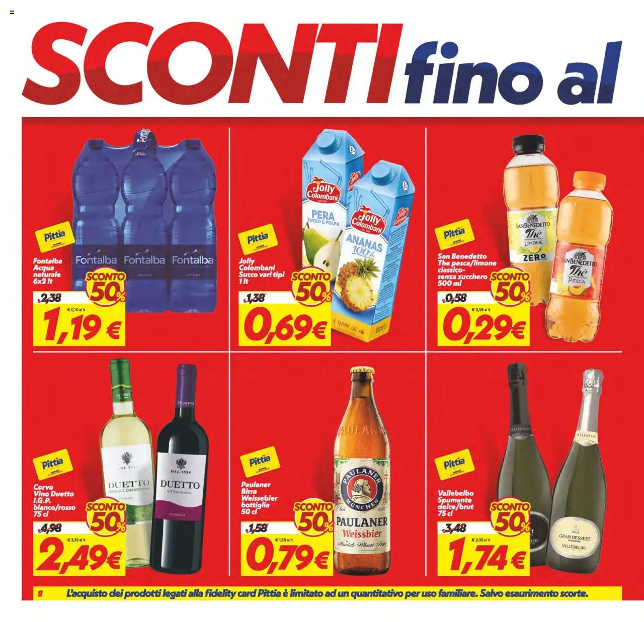 Volantino SuperConveniente del 20.06.2025 | Pagina: 8 | Prodotti: Vino, Ananas, Pera, The