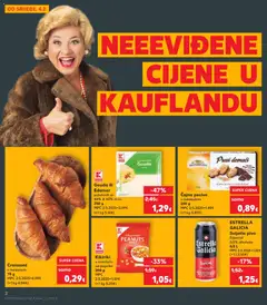 Gouda ili Edamer, polutvrdi sir 48% ili 45% m.m. 250 g - Pregled kataloga iz trgovine Kaufland, vrijedi od 04.02.2026 | Stranica: 2 | Proizvodi: Sir, Pivo, Pecivo, Gouda