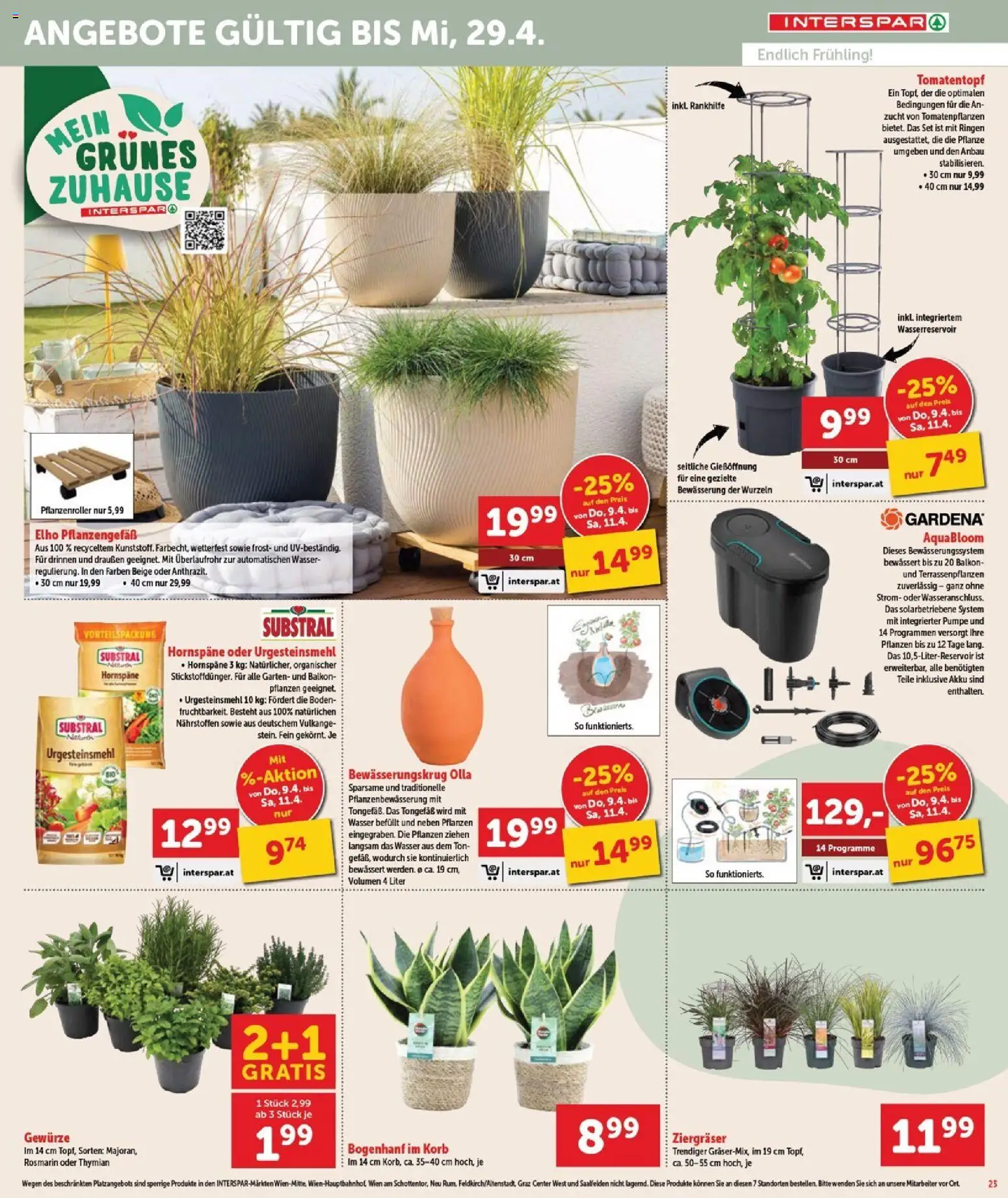 Interspar Flugblatt - Burgenland gültig ab 09.04.2026 | Seite: 23 | Produkte: Gewürze, Wasser, Korb