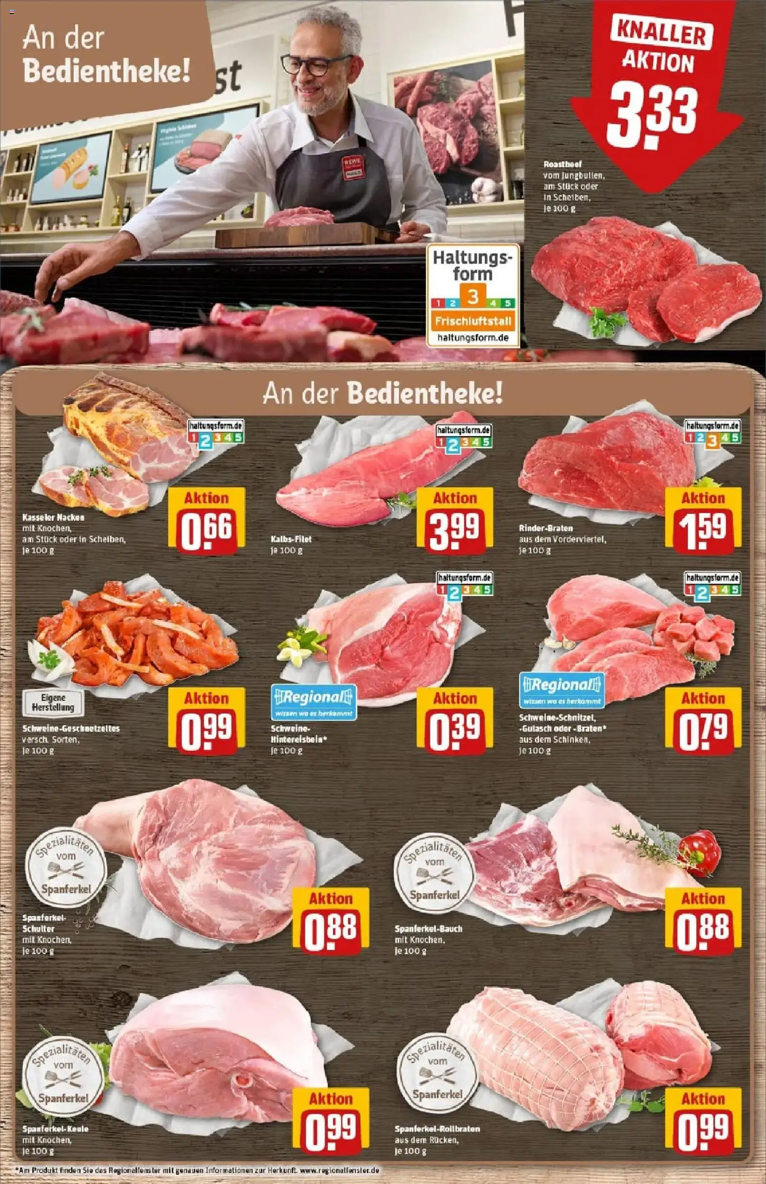 Rewe prospekt Bad Zwischenahn	 – gültig ab 26.01.2026 | Seite: 11 | Produkte: Rinderbraten, Roastbeef, Kasseler nacken, Gulasch