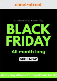 Sheet Street specials catalogue – valid from 06.11.2025