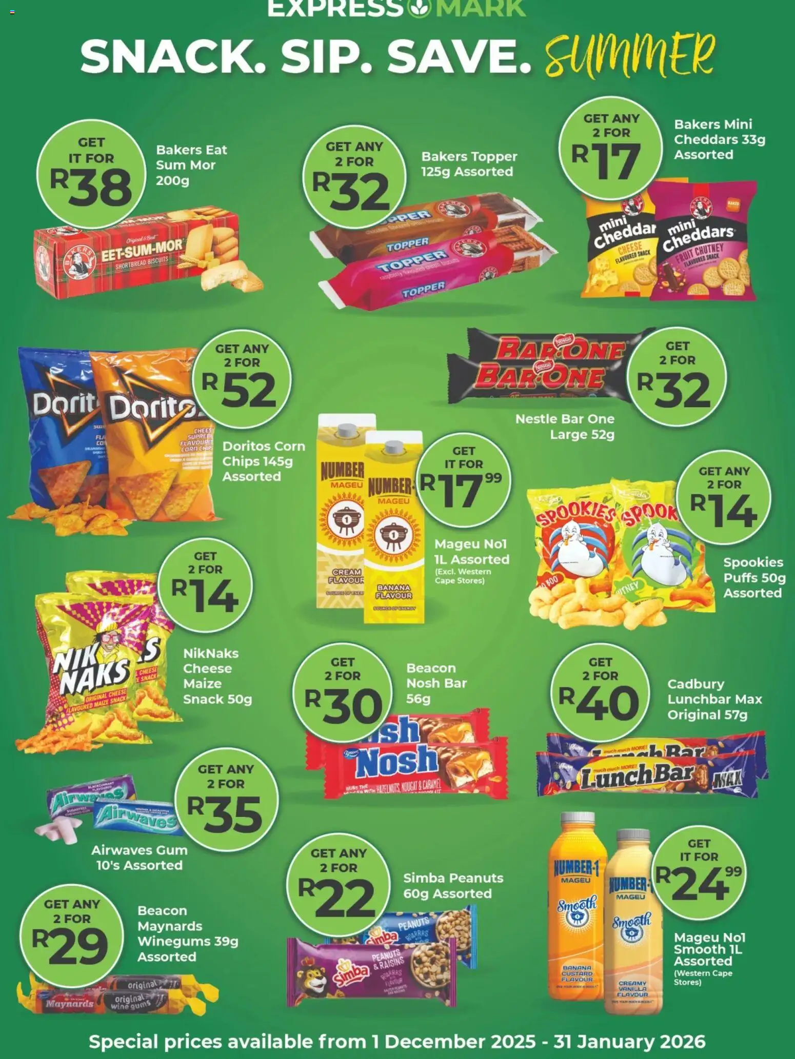 New Agrimark catalogue – valid from 01.12.2025 | Page: 1 | Products: Custard, Wine, Cream, Raisins