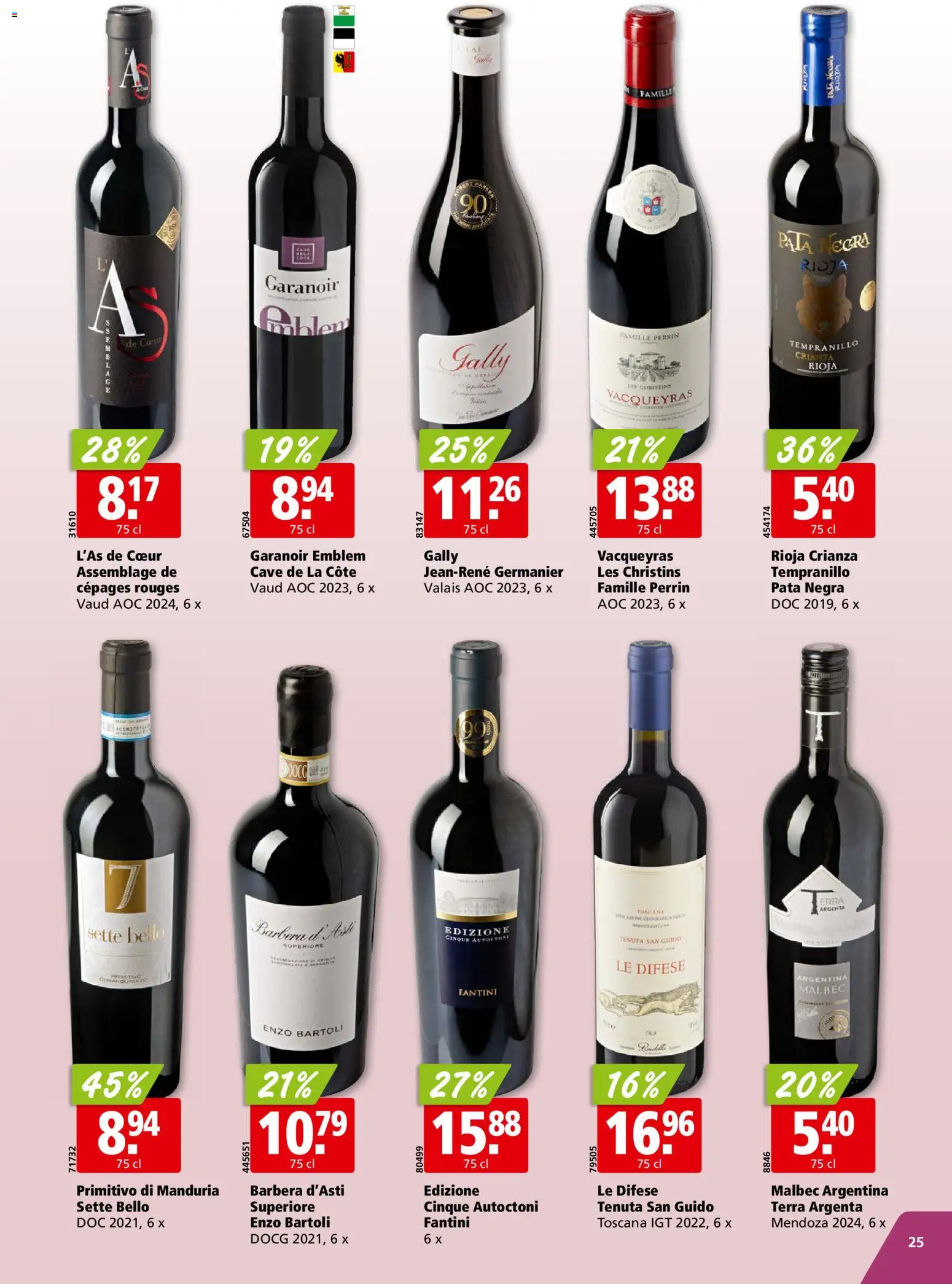 Aligro Aktionen Chavannes, Matran, Genève, Sion – gültig ab 02.02.2026 | Seite: 25