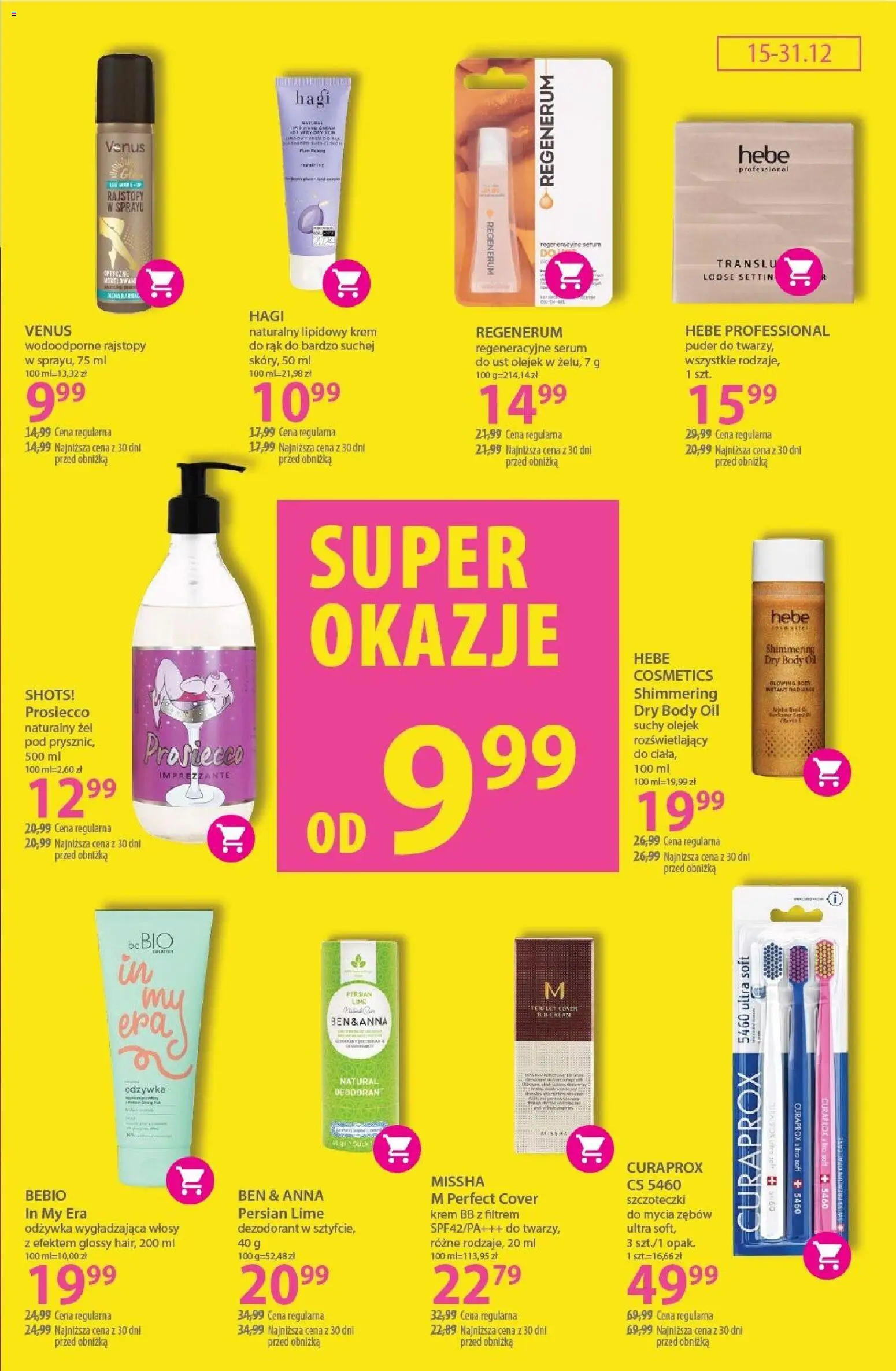 Hebe Gazetka od 15.11.2025 | Strona: 19 | Produkty: Curaprox, Odżywka, Body, Krem