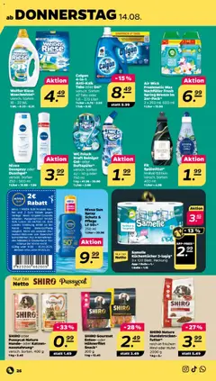Netto Prospekt 	 - gültig ab dem 11.08.2025 | Seite: 28 | Produkte: Creme, Wc frisch, Deospray, Fleisch