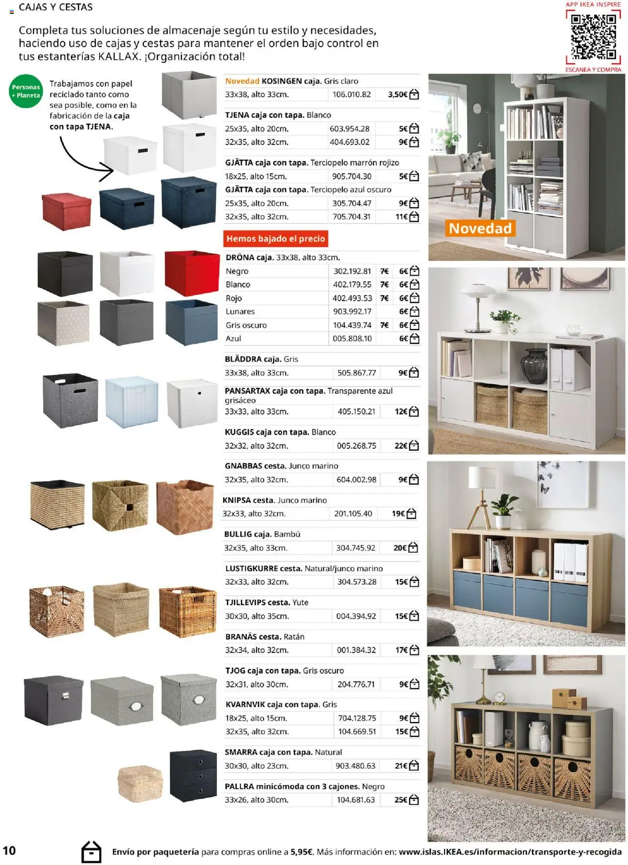 Catálogo IKEA Kallax │ válido desde el 04.02.2025 | Página: 10 | Productos: Almacenaje, Caja