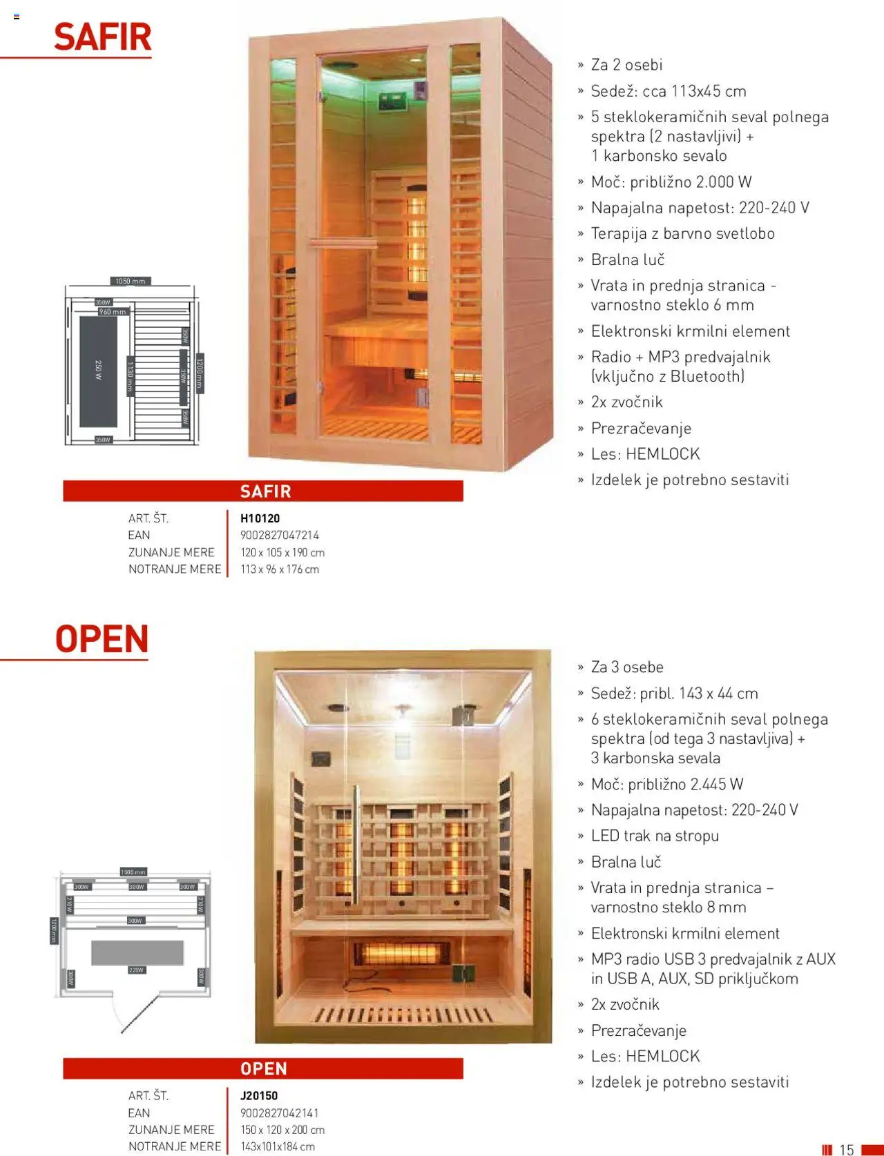 Bauhaus katalog wellness │ velja od 01.01.2025 | Stran: 15 | Izdelki: Radio, Predvajalnik, Zvocnik, Usb
