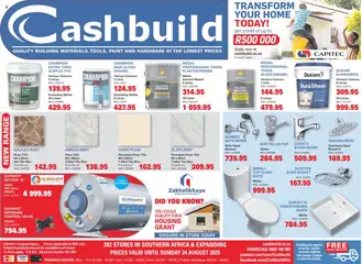 Preview of Cashbuild specials valid from 31.07.2025