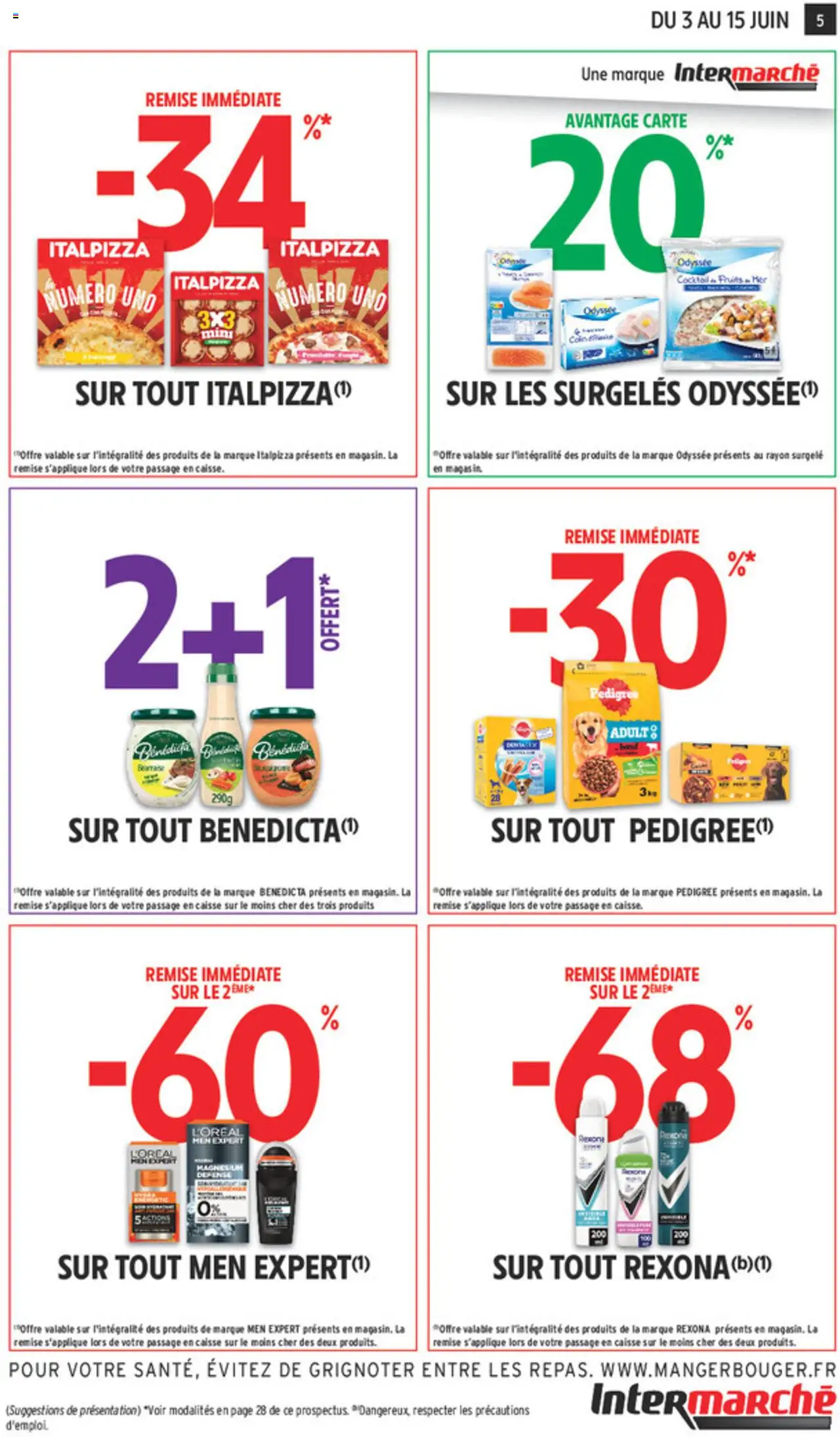  | Page: 5 | Produits: Fruits de mer, Alcool, Pizza, Saumon