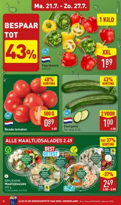  | Pagina: 3 | Producten: Komkommer, Tomaten, Mozzarella, Kip