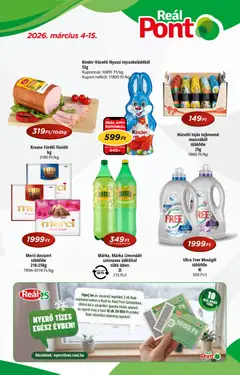 Reál Pont akciós újság - amely érvényes a következő dátumtól: 04.03.2026