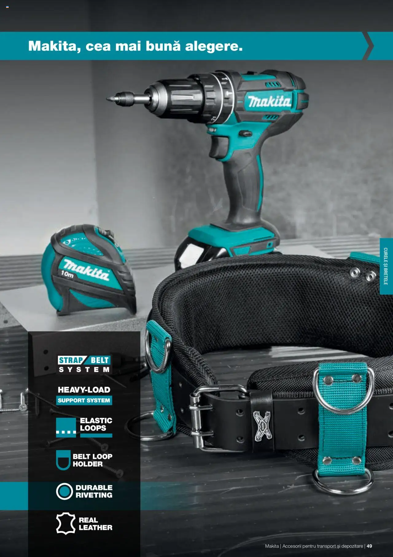 Makita catalog - Accesorii pentru transport si depozitare   – valabil de la 06.09.2021 | Pagină: 49